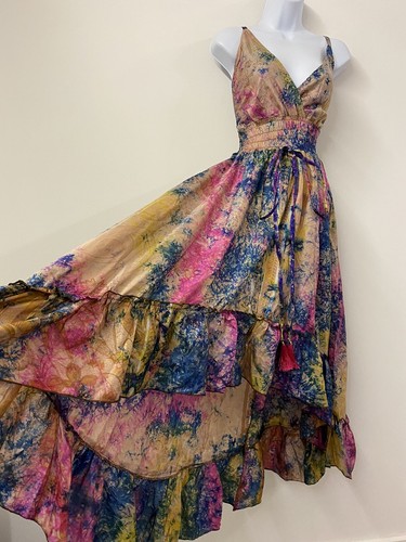 Vintage dress silk indian - vintage,