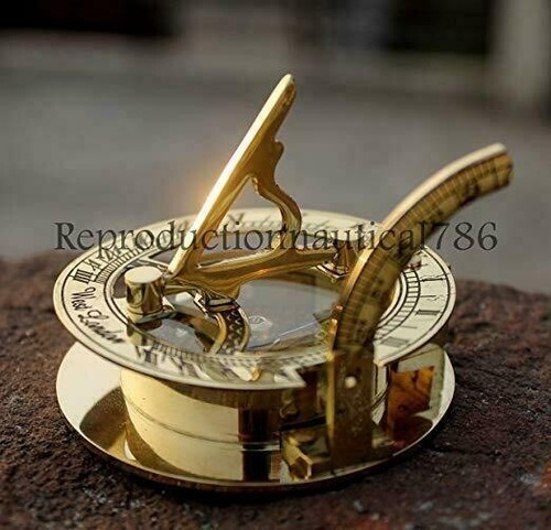 Solid brass compass - brass, maritime