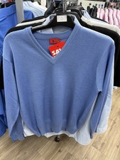 Men's Gabicci V Neck Blue