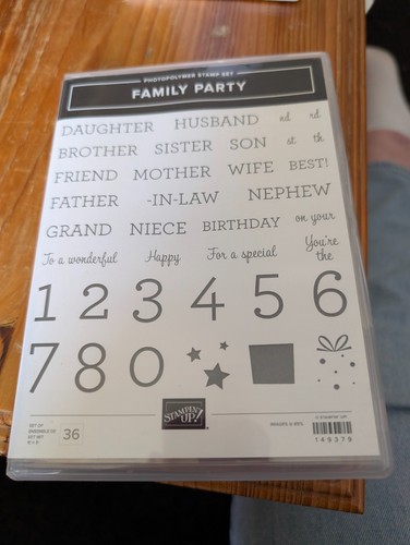 Used stampin family party - used, stampin'
