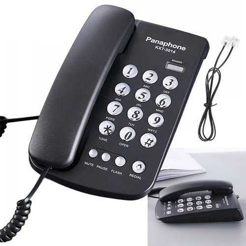 Desk corded landline phone - desk,