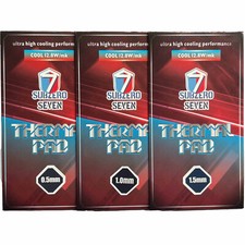 Thermal Pad 12.8W/mK SubZero Seven Grey 90x50mm 0.5-3.0mm | Fast UK Post