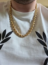 9ct Gold Rope Chain 90g Solid