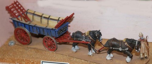 Farm cart shire horses - farm,