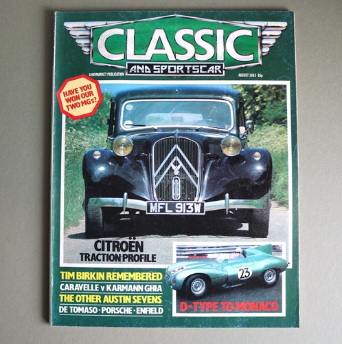 Classic and sportscar august - sportscar,