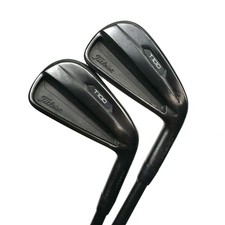 Titleist T100 2021 Black Irons / 4-PW / AMT Tour White X-100 X-Stiff Flex
