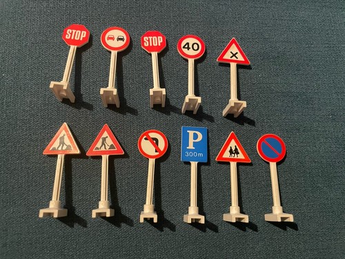 Lego city road - city, signs