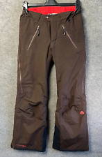 Nike ACG Trousers Womens Extra Small Brown Gore Tex 3 Outer Layer Ski Snowboard