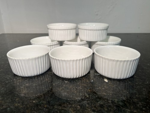 White porcelain ramekins - porcelain,