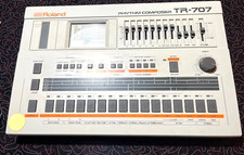 Vintage 1984 Roland TR-707 Rhythm Composer Drum Machine Tested & Working