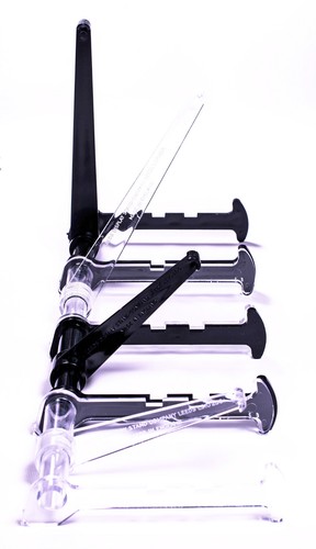 Clear black multi stand - &,