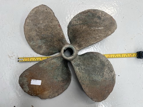 Vintage cast bronze blade - bronze, 4