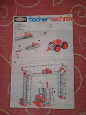 Fischertechnik instructions