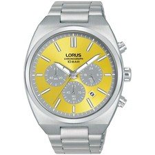 LORUS by SEIKO MENS CHRONOGRAPH WATCH **NEW WITH BOX ETC** STUNNING DIAL!