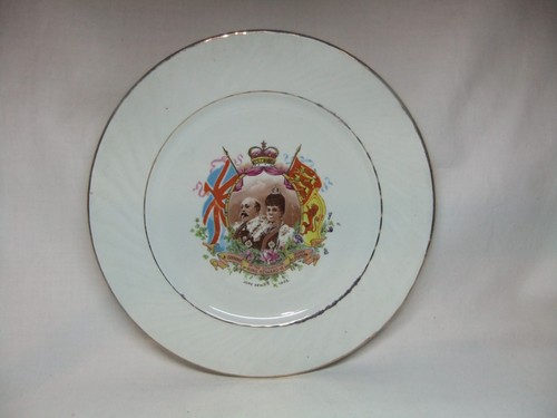 Coronation ware plate - coronation,