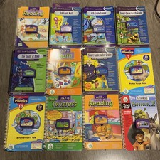 Lot of 12 Leap Frog Interactive BOOKS AND CARTRIDGES Leap Pad Learning System