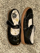 Livie & Luca Black Ruche Mary Jane Shoes Size 13