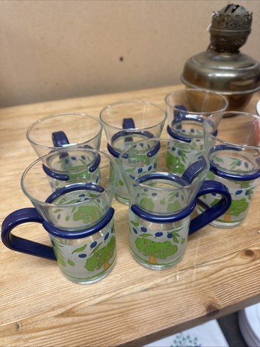 Set glass mugs - set, 6