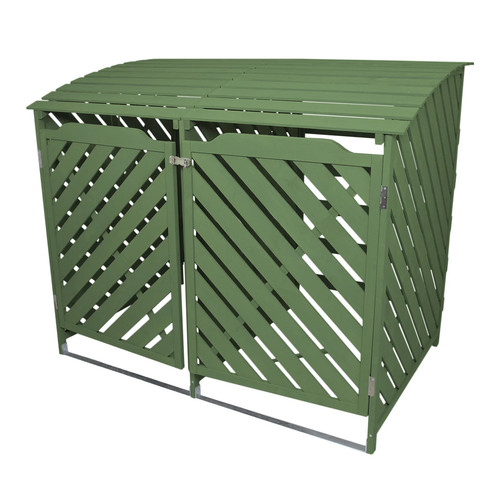 Double wheelie bin storage - double,