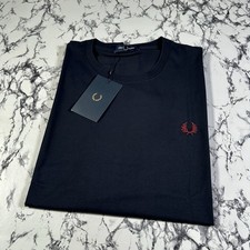 FRED PERRY Mens Navy Blue T