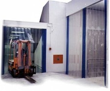 3m (w) x 3m (d) - PVC Strip Curtain / Door Strip Kit - 300mm x 3mm Strips