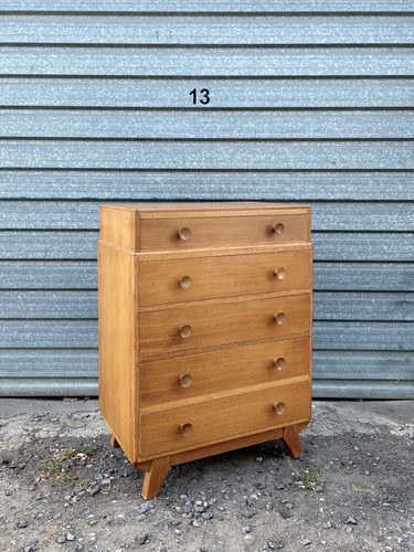 Midcentury modern golden oak - midcentury,