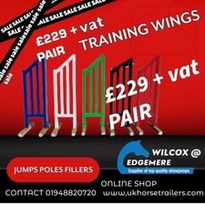 Aluminium Training Showjump Wings  (SOLD IN PAIRS) (160 x 50)
