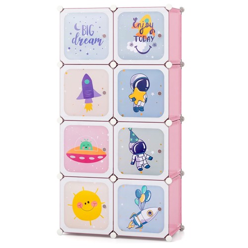 Portable kids wardrobe - portable, 8-cube