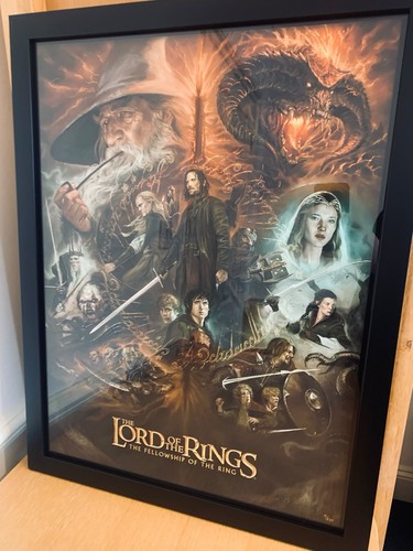 The lord rings framed - the,
