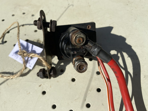 Starter solenoid post - post, from