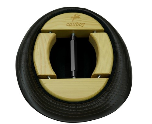 Cowboy way wooden hat - cowboy, 4-way