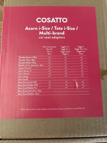 Cosatto acorn size tote - cosatto, i-size