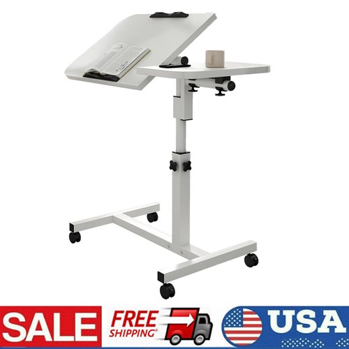 Overbed bedside table with - table,