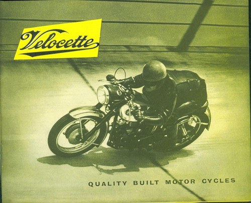 Velocette motorcycle brochure - velocette,