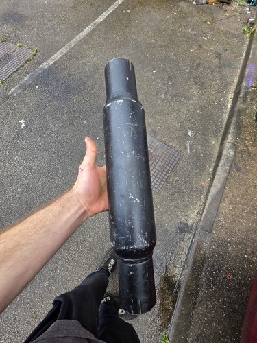 Exhaust resonator pipe - exhaust,