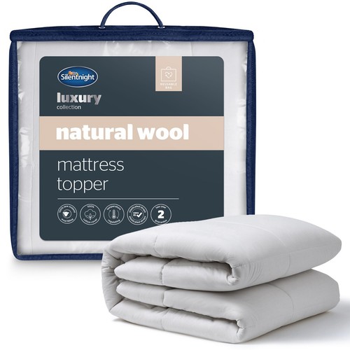 Silentnight natural wool - natural,