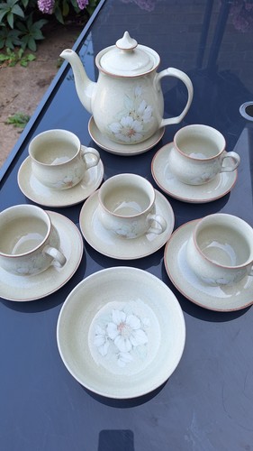 Vintage denby daybreak tea set - denby,