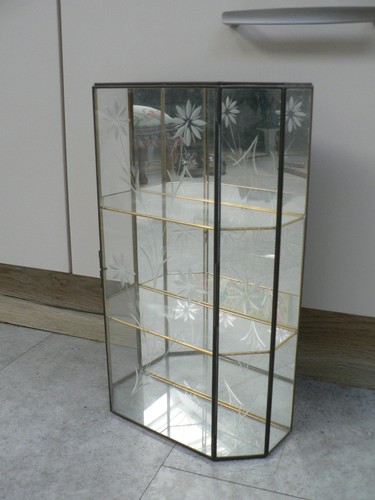 Vintage brass and glass - vintage,