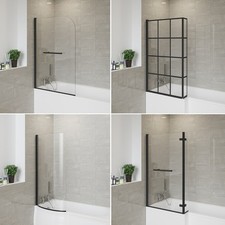 Black 4 5 Folding Pivot Bath