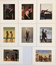 Jack Vettriano Mounted Unframed Art Prints 10" x 8"  Choose Range 55+ Pictures