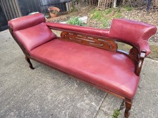 Leather chesterfield chaise - chesterfield,