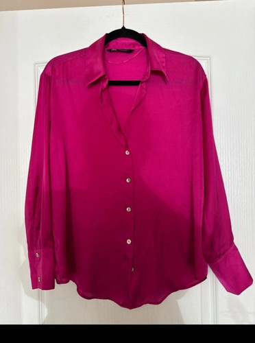Zara women pink solid - pink,