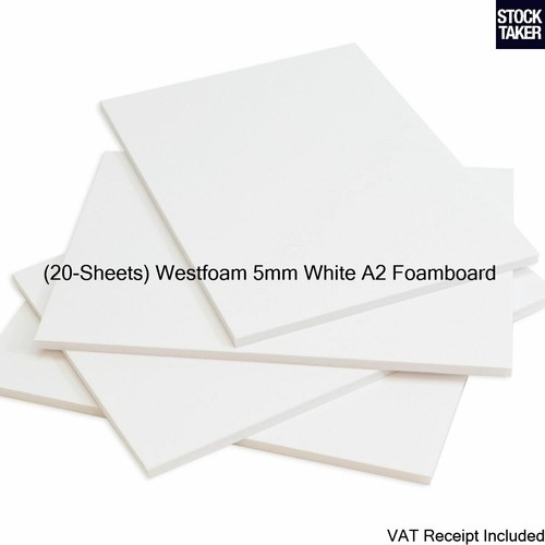 Westfoam 5mm white - (20-sheets),