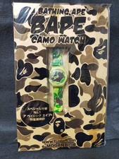 NEW A Bathing APE Watch BAPE Limited Green CAMO Version RARE BAPEX BAPE From JPN
