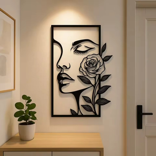 Metal wall art decor modern - metal,