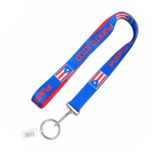 Puerto rico flag lanyard - rico,