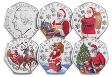 Father Christmas Colour BU 50p