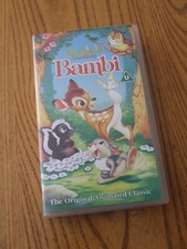BAMBI VHS VIDEO WALT DISNEY