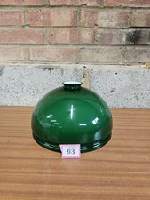 Vintage Green Glass Oil Lamp