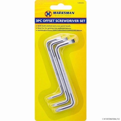 Off set screwdriver - set,